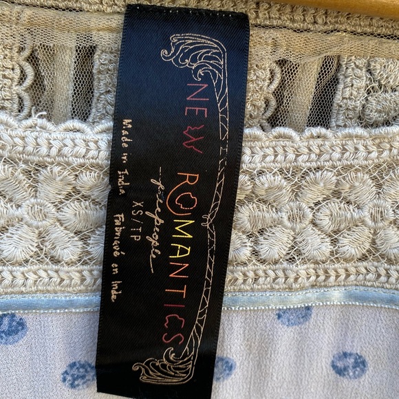 Free People New Romantics Square Neck Blouse - Picture 2 of 6